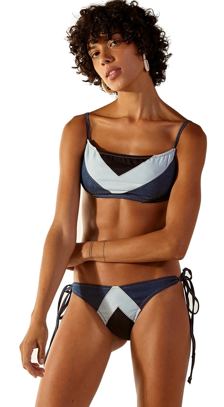 Tri-color Jeans Brazilian Bikini - Venus Jeans - Image 6