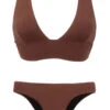Multi Straps Bikini Marsala