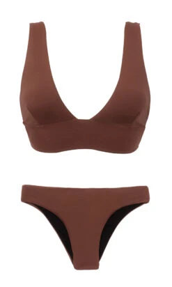 Multi Straps Bikini Marsala