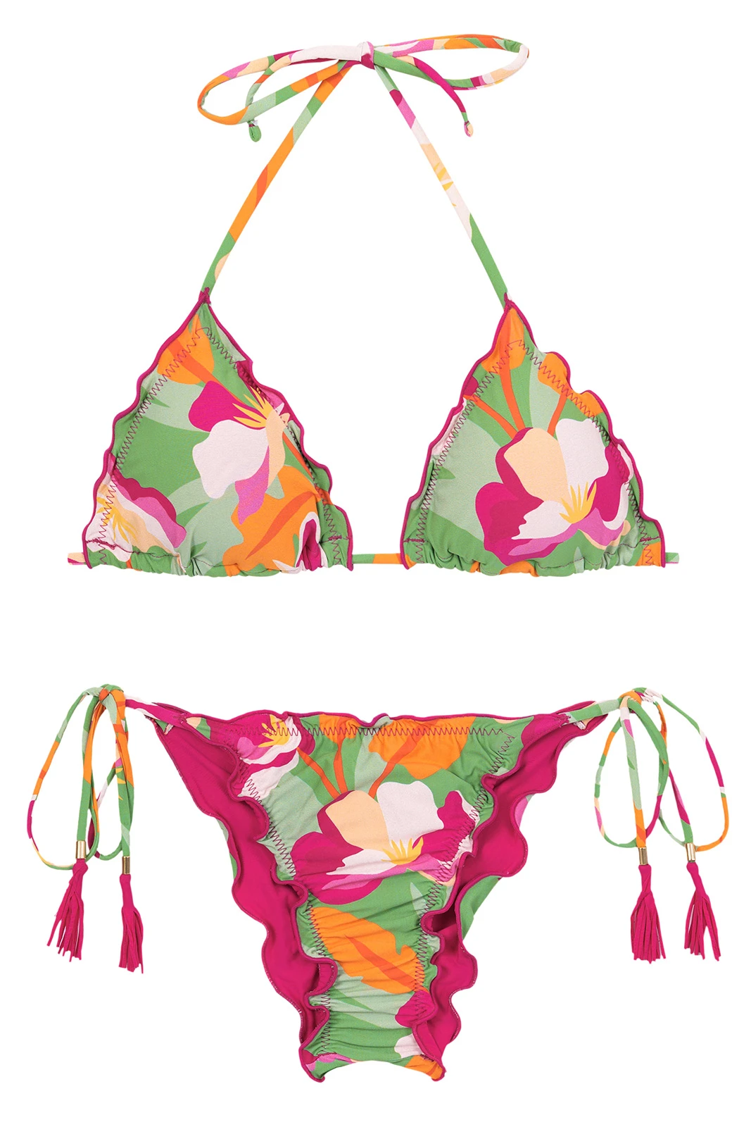 Set Green-bloom Frufru