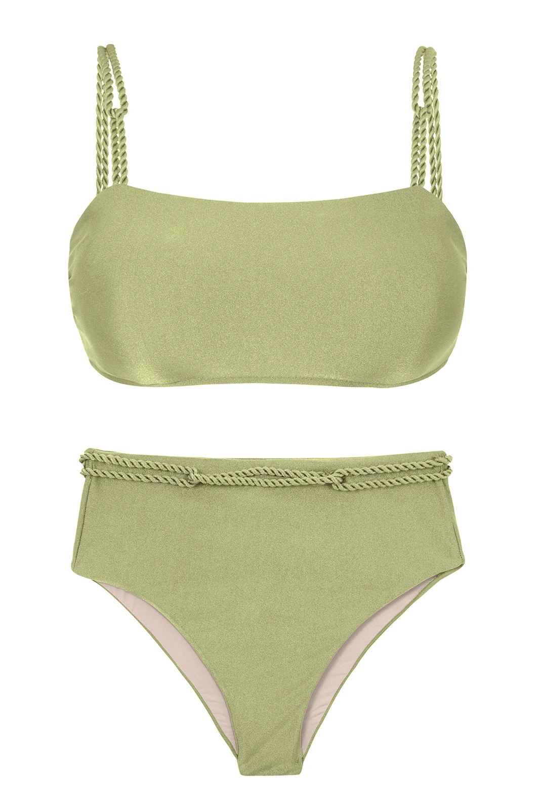 Set Oliva Bandeau-reto Hotpants