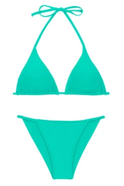 Water Green Cheeky Brazilian Bikini With Thin Sides - Set Uv-atlantis Tri-inv Cheeky-fixa