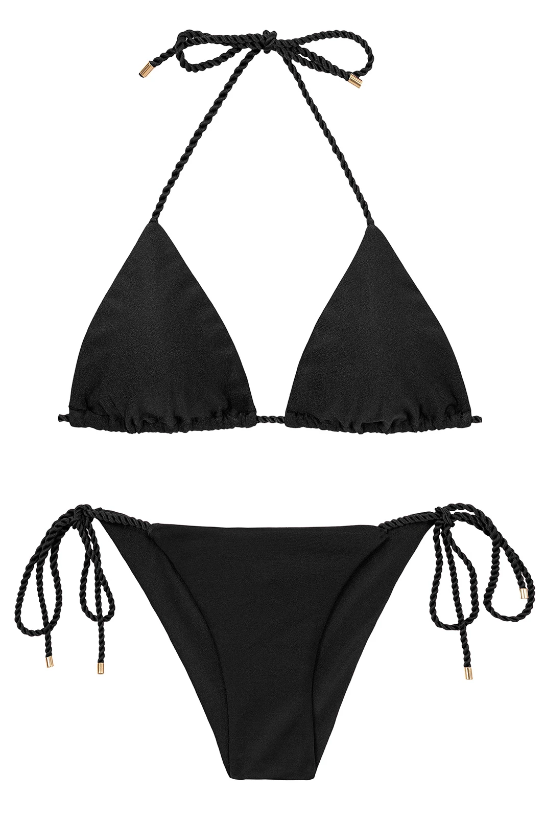 Set Shimmer-black Tri-inv Cheeky-tie